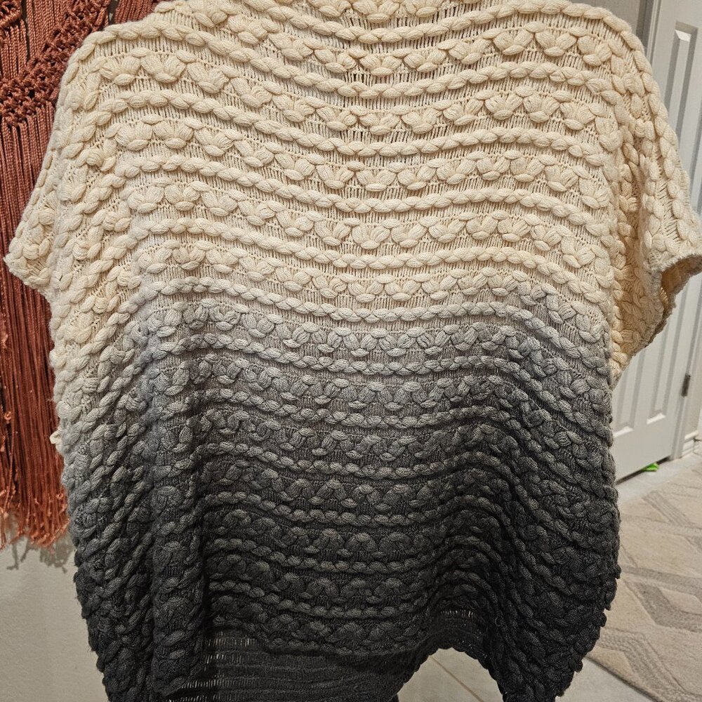 Woven Heart Ombre Sweater